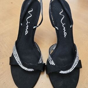 Nina black heels